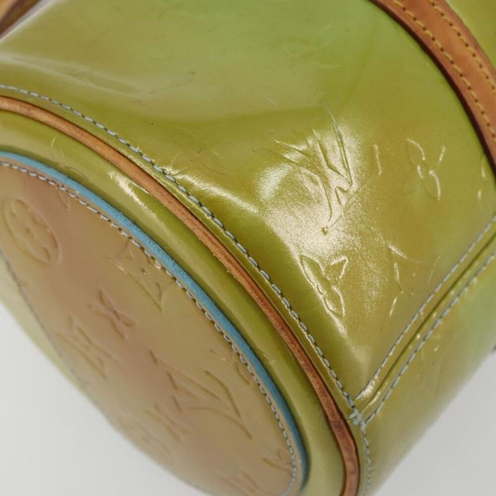 Louis Vuitton Bedford Handbag Monogram Vernis Green Patent_Leather Handbag - Picture 10 of 16